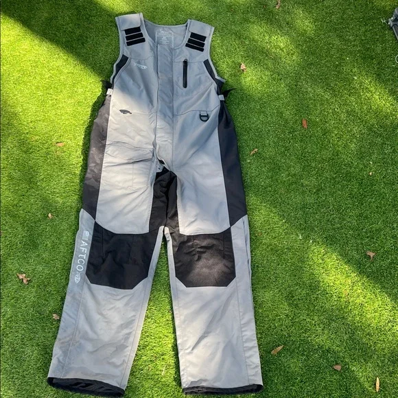 AFTCO Silver and Black Outdoor Bib - Picture 1 of 4